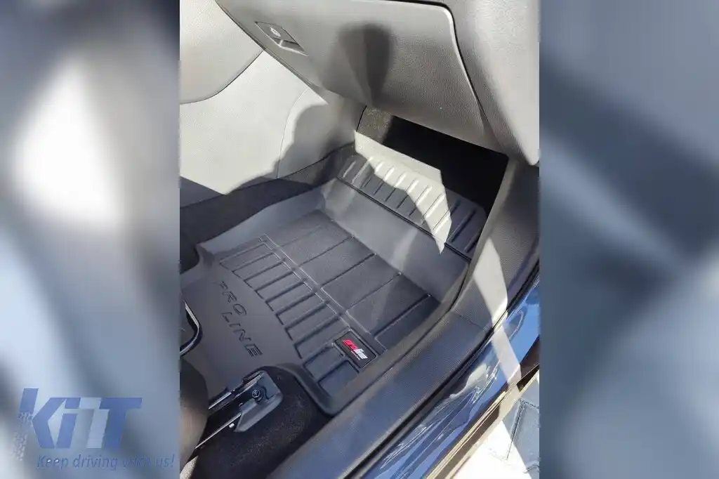 Mănuși de cauciuc specifice din seria Frogum 3D ProLine, potrivite pentru Toyota Rav4, Rav4 Hybrid după 2018, Suzuki Across după 2020, set de 4 piese, culoare neagră, cu garanție de 24 de luni-image-6221813