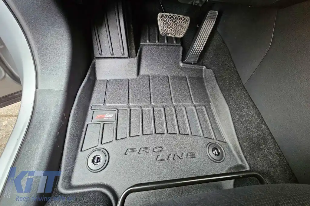 Mănuși de cauciuc specifice din seria Frogum 3D ProLine, potrivite pentru Toyota Rav4, Rav4 Hybrid după 2018, Suzuki Across după 2020, set de 4 piese, culoare neagră, cu garanție de 24 de luni-image-6221816