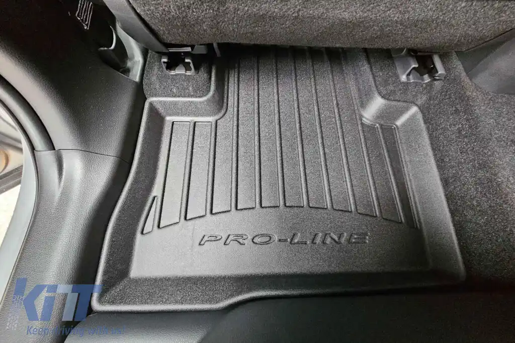 Mănuși de cauciuc specifice din seria Frogum 3D ProLine, potrivite pentru Toyota Rav4, Rav4 Hybrid după 2018, Suzuki Across după 2020, set de 4 piese, culoare neagră, cu garanție de 24 de luni-image-6221818