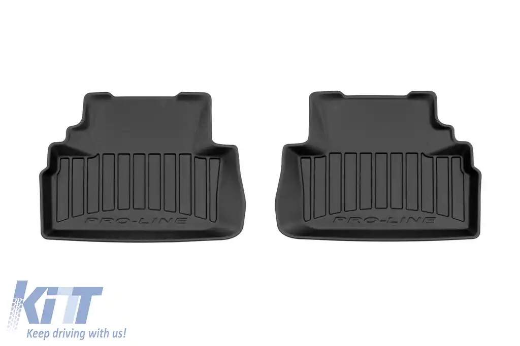 Mănuși de cauciuc specifice din seria Frogum 3D ProLine, potrivite pentru Mazda CX-7 2006-2012 pentru modelele cu tracțiune pe roțile din față, set de 4 piese, culoare neagră, cu garanție de 24 de lun-image-6222614