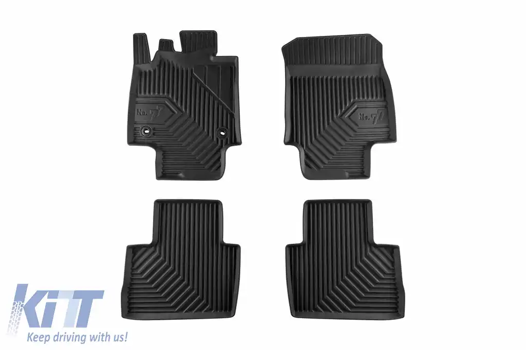 Mănuși de cauciuc specifice din seria Frogum Nr. 77, potrivite pentru Toyota Rav4 cu cutie de viteze automată după 2019, set de 4 piese, culoare neagră