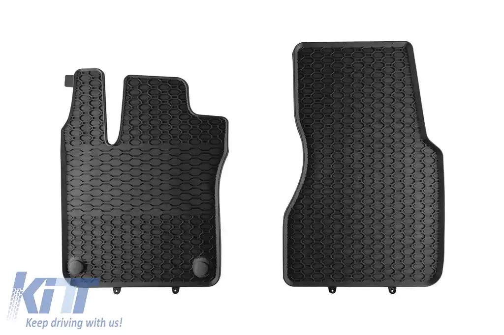 Mănuși de cauciuc specifice pentru Smart ForTwo 2007-2014, set de 2 piese, culoare neagră