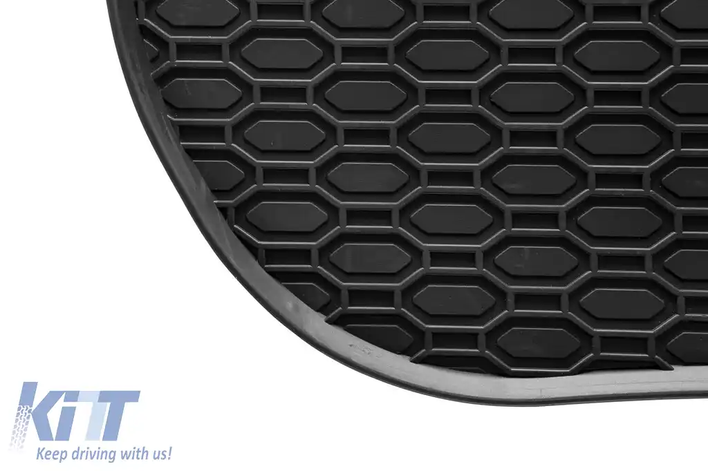 Mănuși de cauciuc specifice potrivite pentru VW Caddy 2004-2020, 2 locuri, set de 2 piese, culoare neagră-image-6248200