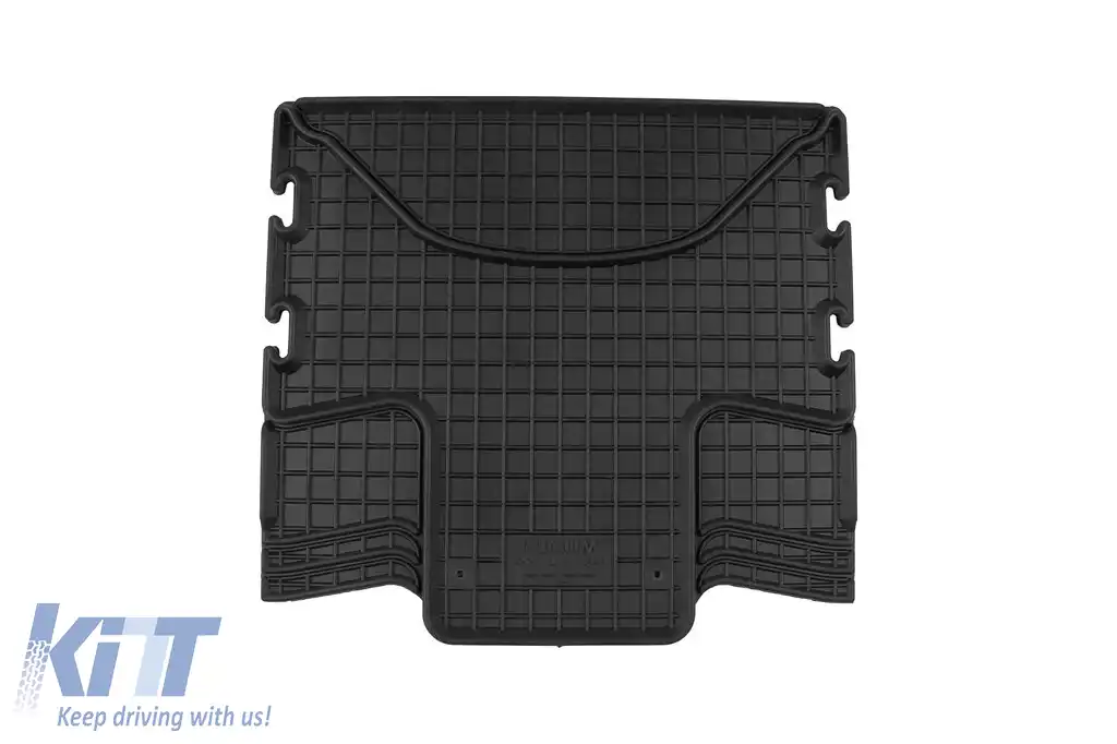 Mănuși de cauciuc specifice potrivite pentru VW T7 Multivan după 2022, rândul trei, set de 3 piese, culoare neagră-image-6250099