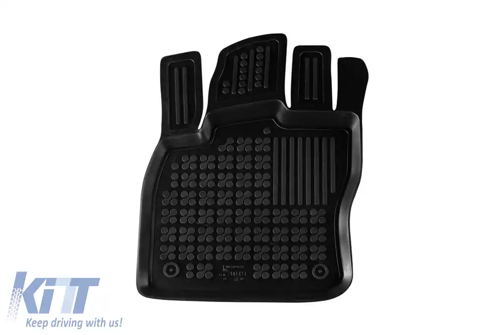 Mănuși de cauciuc specifice potrivite pentru Volkswagen Caddy IV după 2021 cu 5 locuri, set de 3 piese, culoare neagră-image-6213444