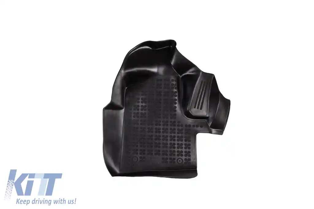 Mănuși de cauciuc specifice potrivite pentru Ford Transit 2015-2021 cu podea din vinil și spațiu sub scaune, set de 2 piese, culoare neagră-image-6214088