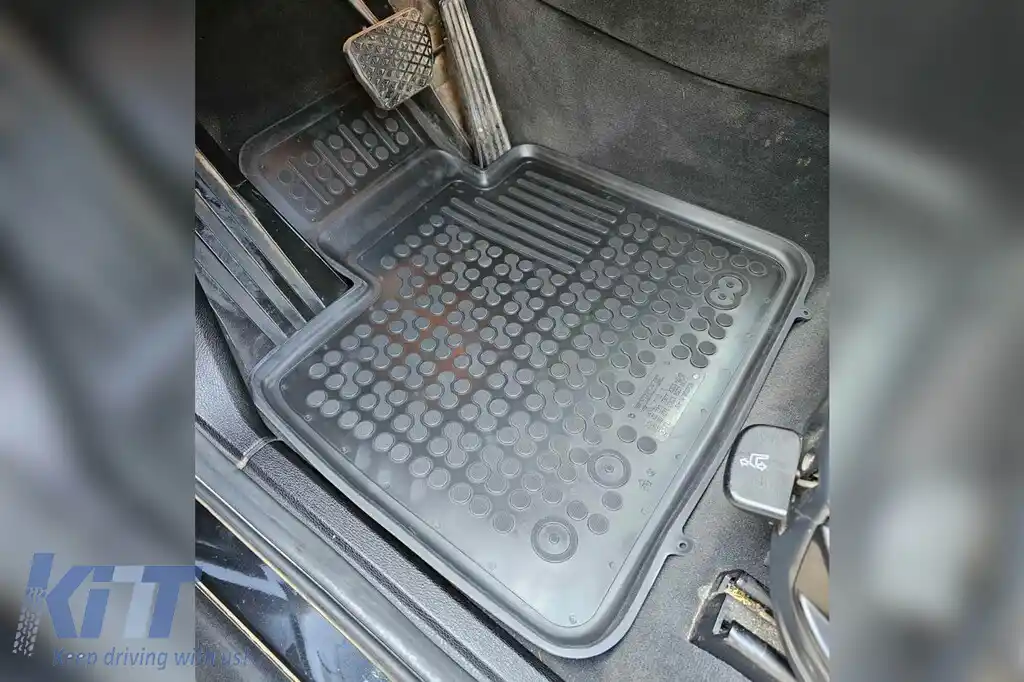 Mănuși de cauciuc specifice potrivite pentru BMW X5 E70 2006-2013, X6 E71 2008-2014, set de 3 piese, culoare neagră-image-6214172