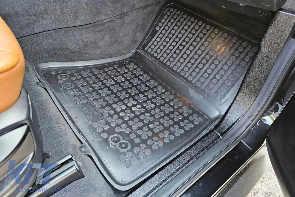 Mănuși de cauciuc specifice potrivite pentru BMW X5 E70 2006-2013, X6 E71 2008-2014, set de 3 piese, culoare neagră-image-6214173