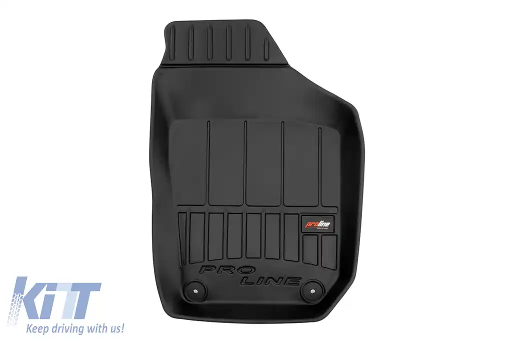 Mănuși de cauciuc specifice, potrivite pentru seria Frogum 3D ProLine pentru Volkswagen Polo IV 2002-2008, Skoda Fabia 2007-2014, set de 4 piese, culoare neagră, cu garanție de 24 de luni-image-6220796