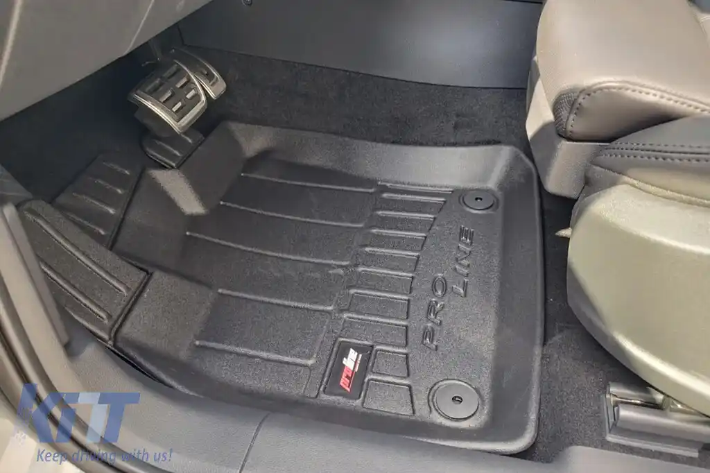 Mănuși de cauciuc specifice, potrivite pentru Frogum Seat Tarraco după 2018, Skoda Kodiaq după 2016, set de 4 piese, culoare neagră, cu garanție de 24 de luni-image-6220843