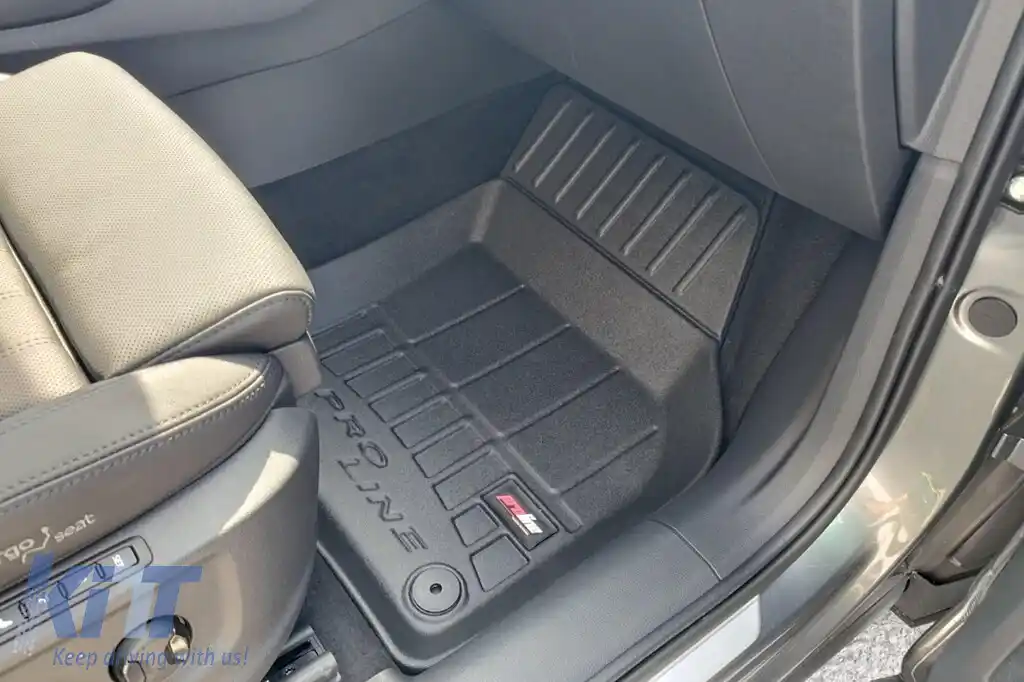 Mănuși de cauciuc specifice, potrivite pentru Frogum Seat Tarraco după 2018, Skoda Kodiaq după 2016, set de 4 piese, culoare neagră, cu garanție de 24 de luni-image-6220844