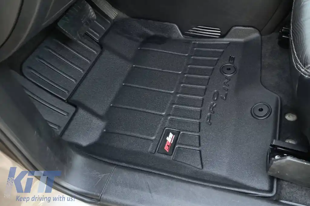 Mănuși de cauciuc specifice, potrivite pentru Chevrolet Captiva 2006-2015, set de 3 piese, culoare neagră, cu garanție de 24 de luni din seria Frogum 3D ProLine.-image-6221043