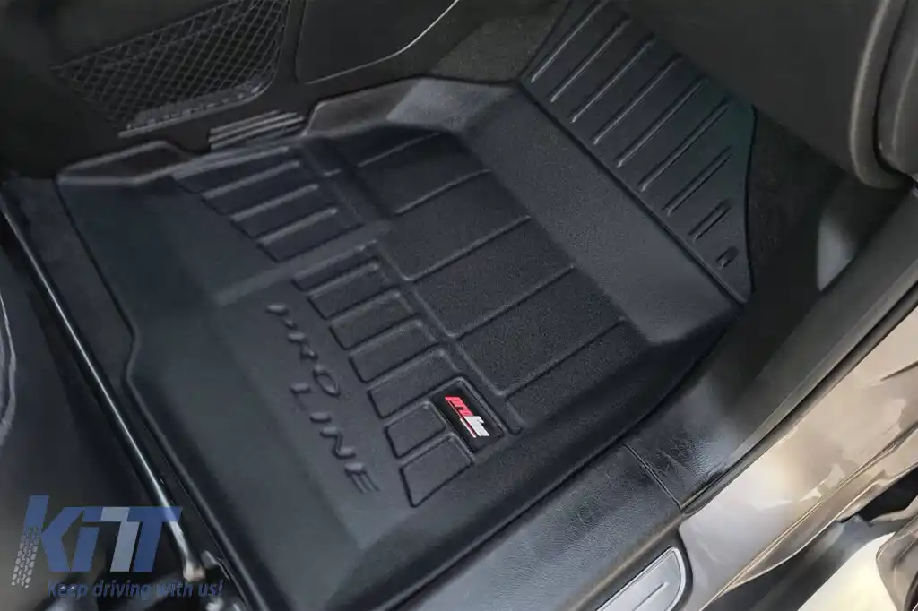 Mănuși de cauciuc specifice, potrivite pentru Chevrolet Captiva 2006-2015, set de 3 piese, culoare neagră, cu garanție de 24 de luni din seria Frogum 3D ProLine.-image-6221044