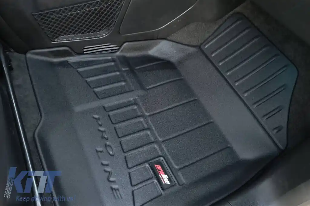 Mănuși de cauciuc specifice, potrivite pentru Chevrolet Captiva 2006-2015, set de 3 piese, culoare neagră, cu garanție de 24 de luni din seria Frogum 3D ProLine.-image-6221045