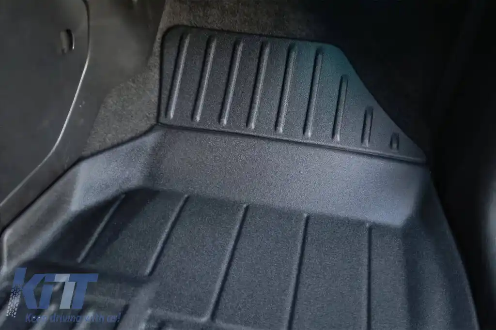 Mănuși de cauciuc specifice, potrivite pentru Chevrolet Captiva 2006-2015, set de 3 piese, culoare neagră, cu garanție de 24 de luni din seria Frogum 3D ProLine.-image-6221047