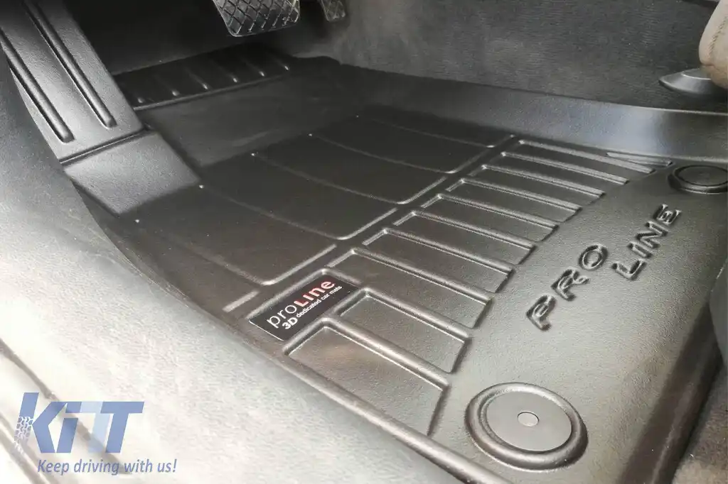 Mănuși de cauciuc specifice potrivite pentru Audi A4 B9 după 2016, set de 4 piese, culoare neagră, cu garanție de 24 de luni-image-6221067