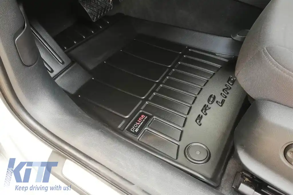 Mănuși de cauciuc specifice potrivite pentru Audi A4 B9 după 2016, set de 4 piese, culoare neagră, cu garanție de 24 de luni-image-6221068