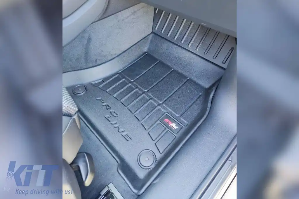 Mănuși de cauciuc specifice potrivite pentru Audi Q5 după 2017, set de 4 piese, culoare neagră, cu garanție de 24 de luni-image-6221106