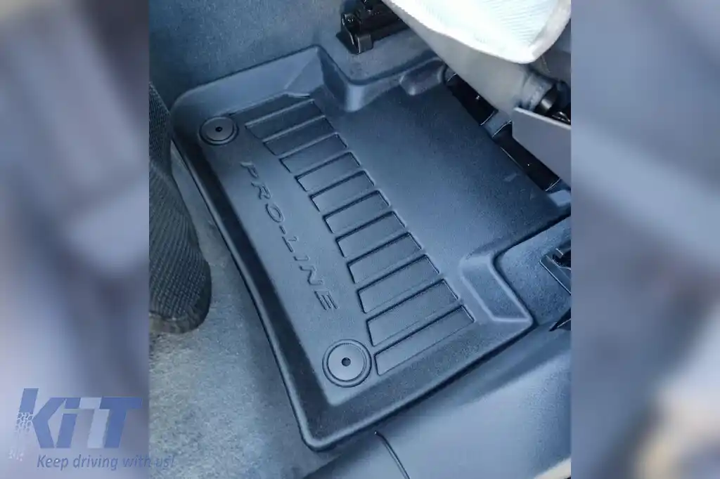 Mănuși de cauciuc specifice potrivite pentru Audi Q5 după 2017, set de 4 piese, culoare neagră, cu garanție de 24 de luni-image-6221107