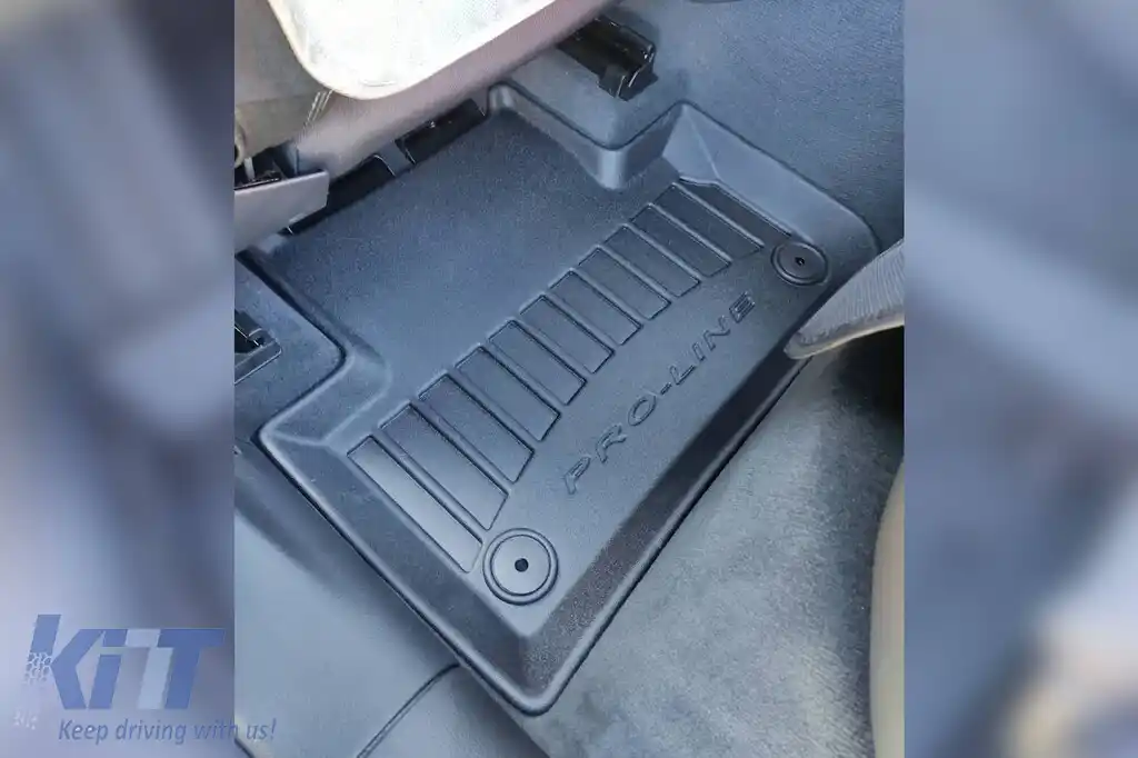 Mănuși de cauciuc specifice potrivite pentru Audi Q5 după 2017, set de 4 piese, culoare neagră, cu garanție de 24 de luni-image-6221108