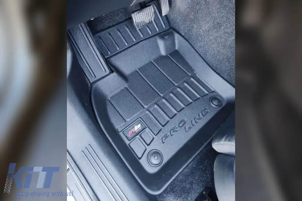 Mănuși de cauciuc specifice potrivite pentru Volvo XC40 după 2017, set de 4 piese, culoare neagră, cu garanție de 24 de luni-image-6221237