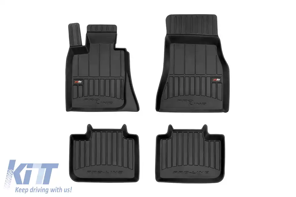 Mănuși de cauciuc specifice, potrivite pentru BMW 6 Series G32 Gran Turismo după 2017, set de 4 piese, culoare neagră, cu garanție de 24 de luni