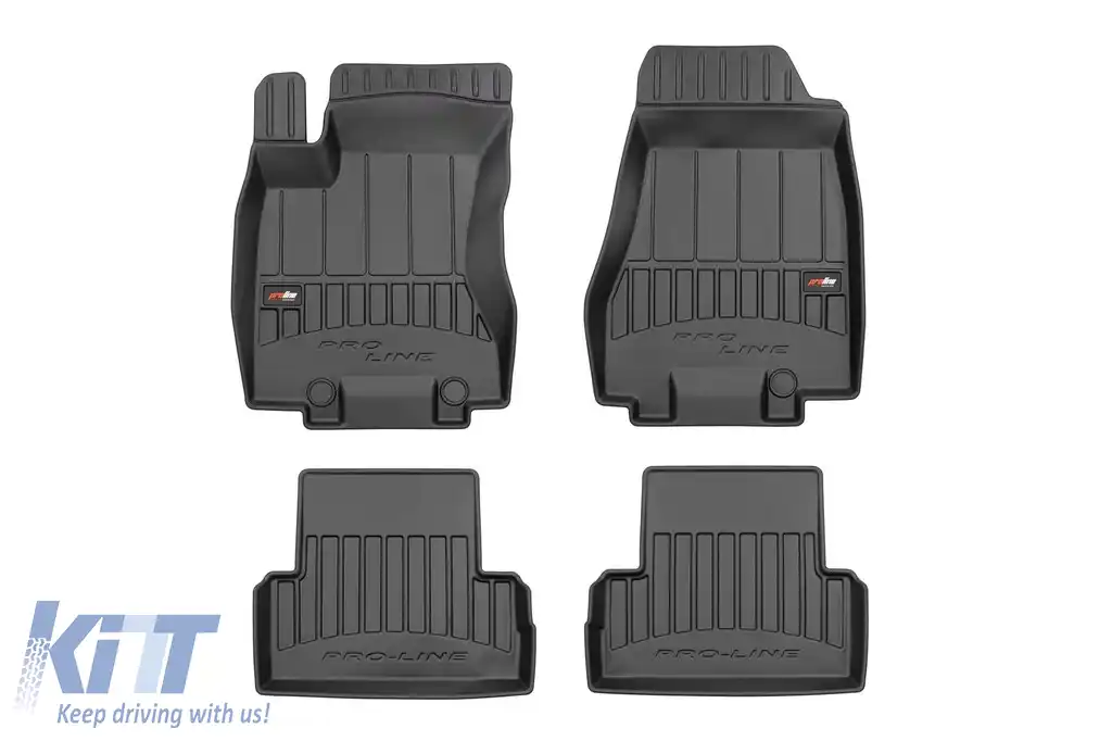 Mănuși de cauciuc specifice potrivite pentru Nissan X-Trail 2008-2013, set de 4 piese, culoare neagră, cu garanție de 24 de luni