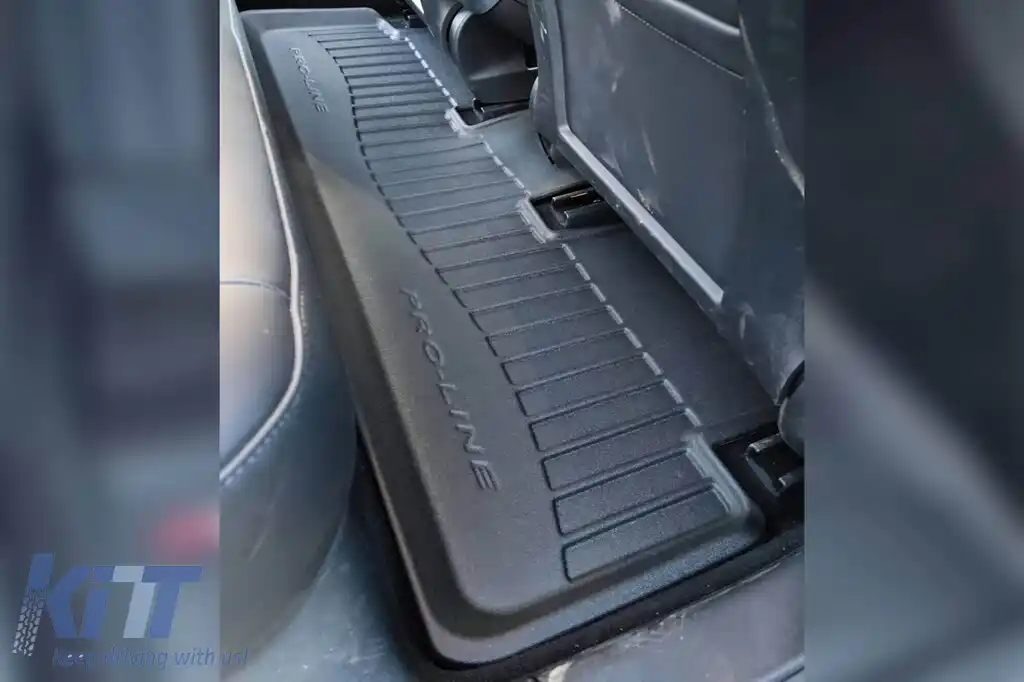 Mănuși de cauciuc specifice potrivite pentru Tesla Model 3 2017-2023 din seria Frogum 3D ProLine, set de 3 piese, culoare neagră, cu garanție de 24 de luni-image-6221650