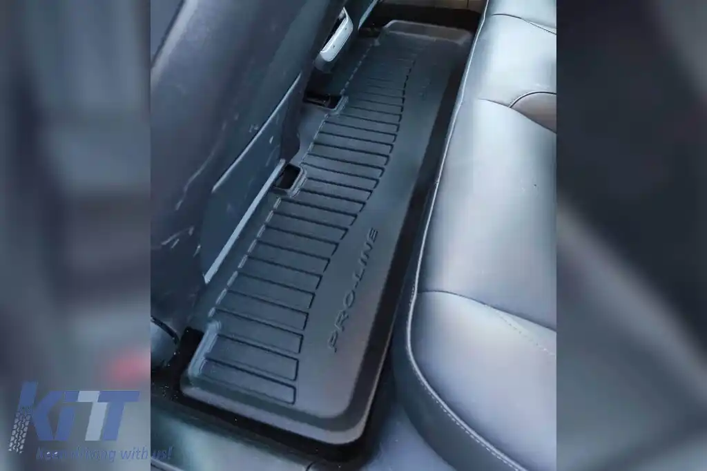 Mănuși de cauciuc specifice potrivite pentru Tesla Model 3 2017-2023 din seria Frogum 3D ProLine, set de 3 piese, culoare neagră, cu garanție de 24 de luni-image-6221651