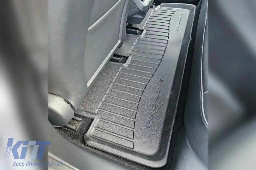 Mănuși de cauciuc specifice potrivite pentru Tesla Model 3 2017-2023 din seria Frogum 3D ProLine, set de 3 piese, culoare neagră, cu garanție de 24 de luni-image-6221654