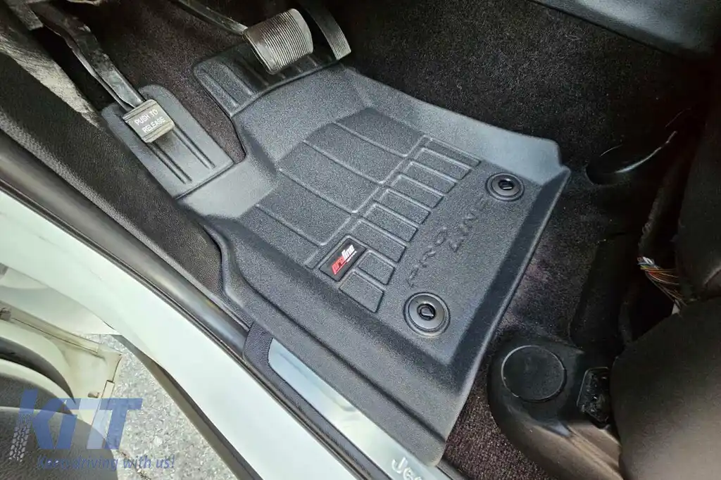 Mănuși de cauciuc specifice potrivite pentru Jeep Grand Cherokee WK2 după 2017, set de 4 piese, culoare neagră, cu garanție de 24 de luni-image-6221664