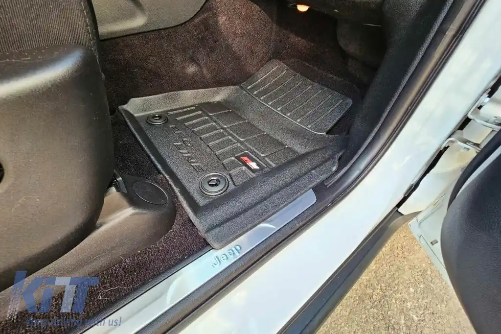 Mănuși de cauciuc specifice potrivite pentru Jeep Grand Cherokee WK2 după 2017, set de 4 piese, culoare neagră, cu garanție de 24 de luni-image-6221666