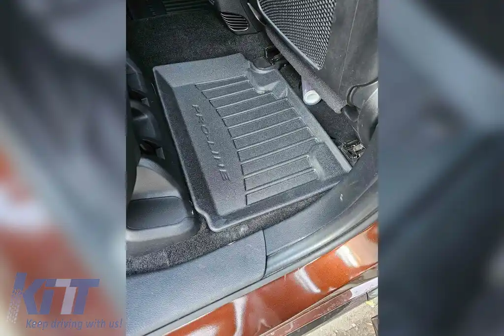 Mănuși de cauciuc specifice potrivite pentru Jeep Grand Cherokee WK2 după 2017, set de 4 piese, culoare neagră, cu garanție de 24 de luni-image-6221671