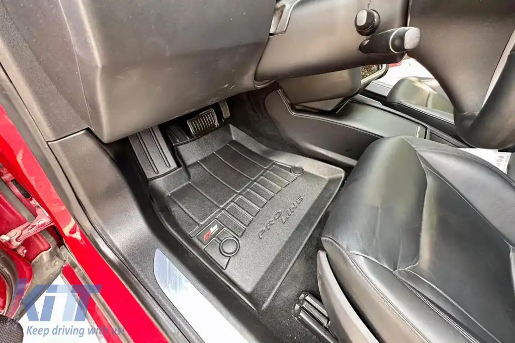 Mănuși de cauciuc specifice potrivite pentru Tesla Model S 2012-2021 din seria Frogum 3D ProLine, set de 3 piese, culoare neagră, cu garanție de 24 de luni-image-6221680