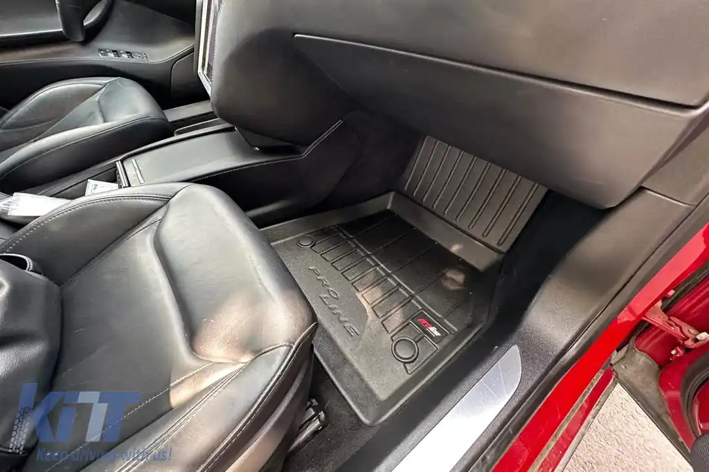 Mănuși de cauciuc specifice potrivite pentru Tesla Model S 2012-2021 din seria Frogum 3D ProLine, set de 3 piese, culoare neagră, cu garanție de 24 de luni-image-6221681