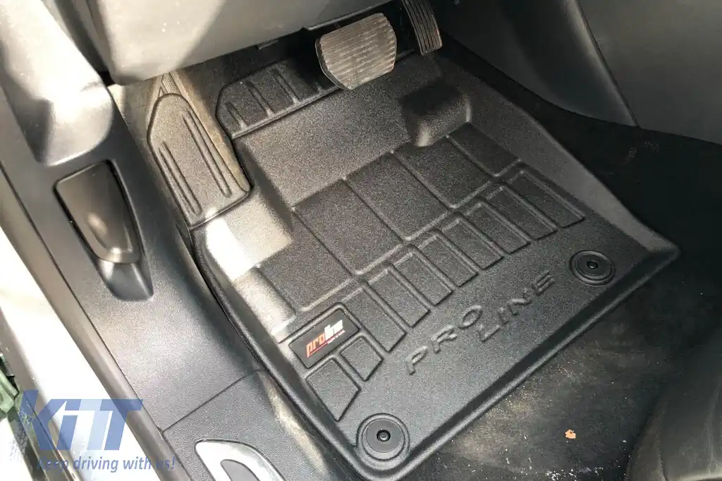 Mănuși de cauciuc specifice, potrivite pentru Citroen C5 II 2008-2017 din seria Frogum 3D ProLine, set de 4 piese, culoare neagră, cu garanție de 24 de luni-image-6221721