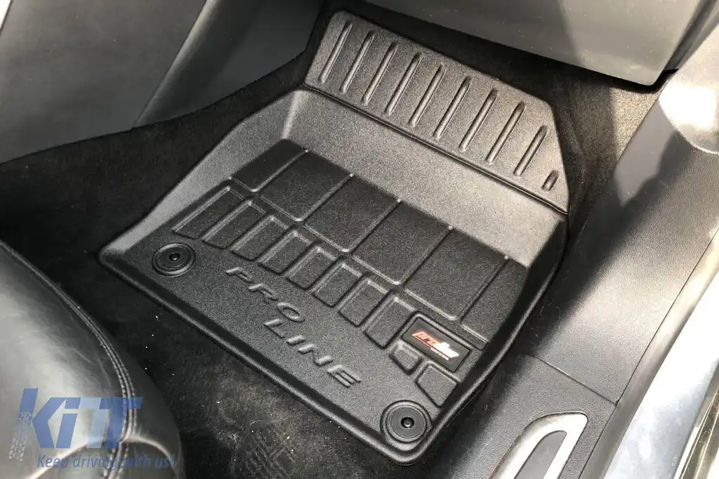 Mănuși de cauciuc specifice, potrivite pentru Citroen C5 II 2008-2017 din seria Frogum 3D ProLine, set de 4 piese, culoare neagră, cu garanție de 24 de luni-image-6221722