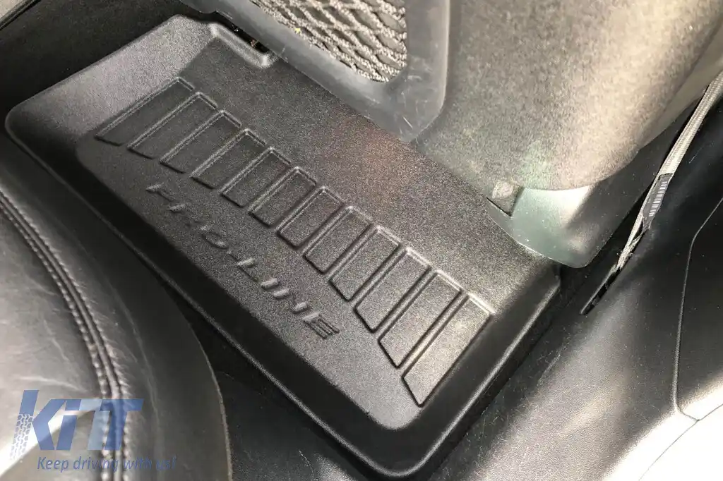 Mănuși de cauciuc specifice, potrivite pentru Citroen C5 II 2008-2017 din seria Frogum 3D ProLine, set de 4 piese, culoare neagră, cu garanție de 24 de luni-image-6221724