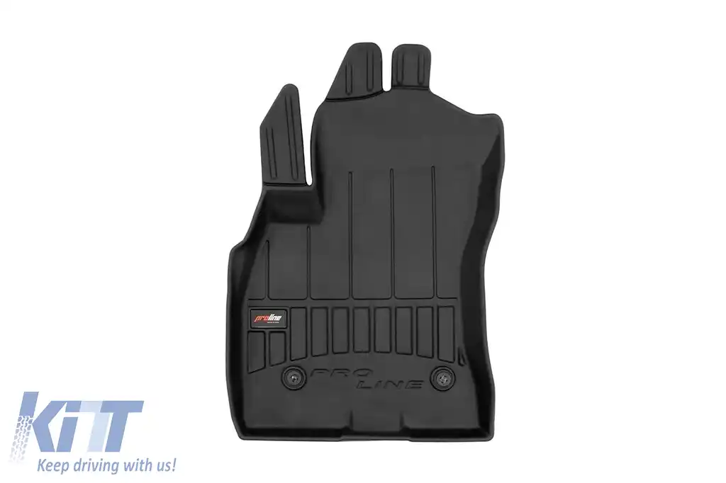 Mănuși de cauciuc specifice potrivite pentru Fiat Doblo II Cargo, Maxi după 2010, set de 3 piese, culoare neagră, cu garanție de 24 de luni din seria Frogum 3D ProLine.-image-6222059