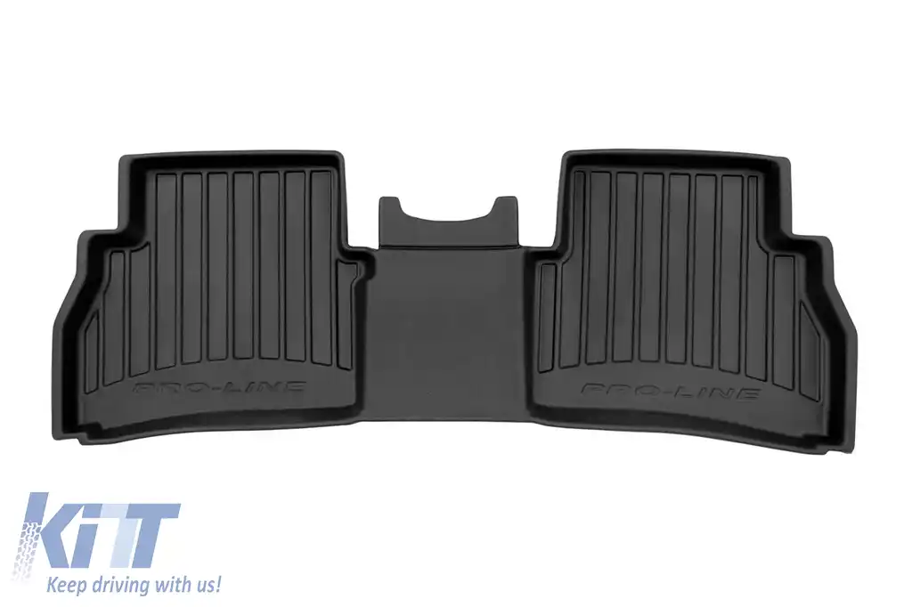 Mănuși de cauciuc specifice potrivite pentru Fiat Doblo II Cargo, Maxi după 2010, set de 3 piese, culoare neagră, cu garanție de 24 de luni din seria Frogum 3D ProLine.-image-6222061