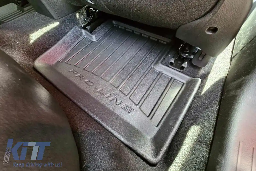 Mănuși de cauciuc specifice potrivite pentru seria Frogum 3D ProLine pentru Renault Clio după 2019, Mitsubishi Colt hatchback după 2023, set de 4 piese, culoare neagră, cu garanție de 24 de luni-image-6222247