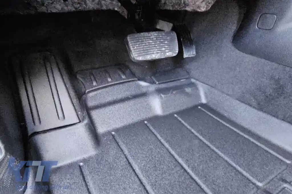 Mănuși de cauciuc specifice, potrivite pentru Ford Ranger pick-up, Volkswagen Amarok după 2022, set de 4 piese, culoare neagră, cu garanție de 24 de luni-image-6222345