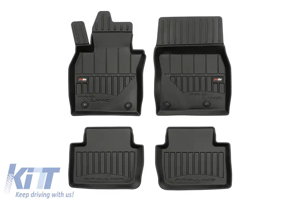 Mănuși de cauciuc specifice potrivite pentru Mazda CX-30 după 2019, set de 4 piese, culoare neagră, cu garanție de 24 de luni-image-6222389