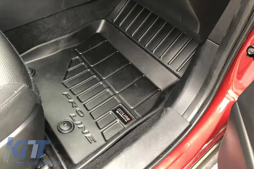 Mănuși de cauciuc specifice potrivite pentru Mazda CX-30 după 2019, set de 4 piese, culoare neagră, cu garanție de 24 de luni-image-6222394