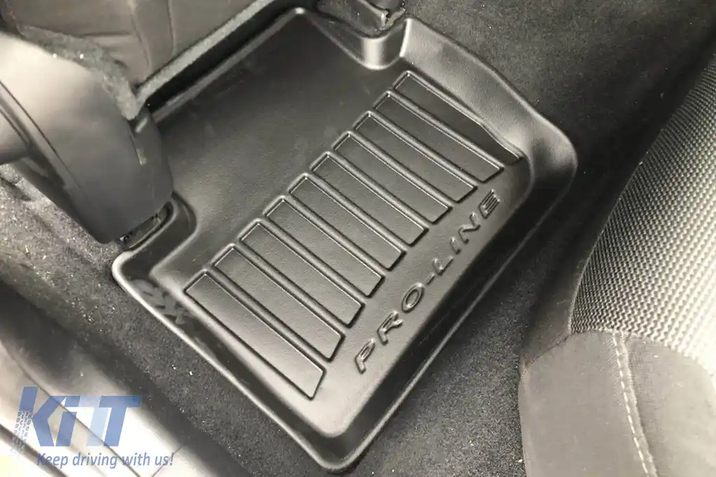 Mănuși de cauciuc specifice potrivite pentru Mazda CX-30 după 2019, set de 4 piese, culoare neagră, cu garanție de 24 de luni-image-6222395