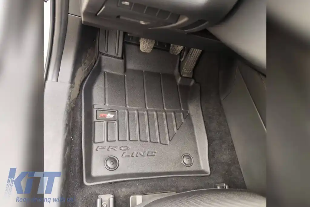 Mănuși de cauciuc specifice potrivite pentru Mazda CX-30 după 2019, set de 4 piese, culoare neagră, cu garanție de 24 de luni-image-6222397