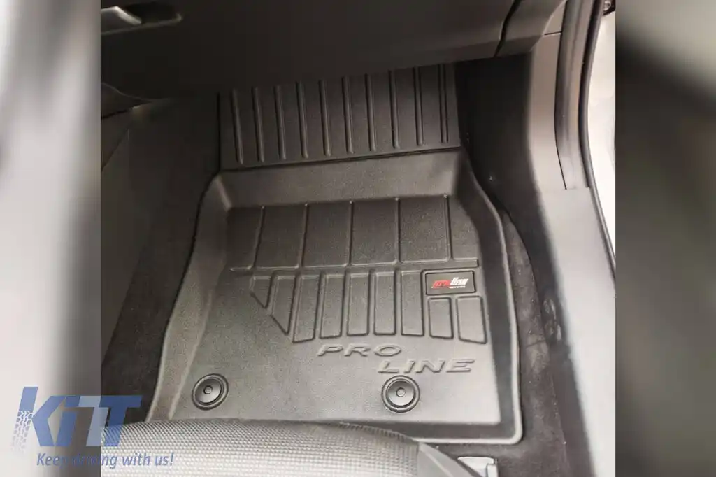 Mănuși de cauciuc specifice potrivite pentru Mazda CX-30 după 2019, set de 4 piese, culoare neagră, cu garanție de 24 de luni-image-6222398