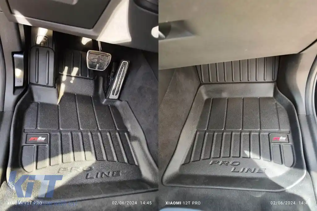 Mănuși de cauciuc specifice, potrivite pentru BMW X3 G01 după 2017, X4 G02 după 2018, set de 4 piese, culoare neagră, cu garanție de 24 de luni-image-6222413