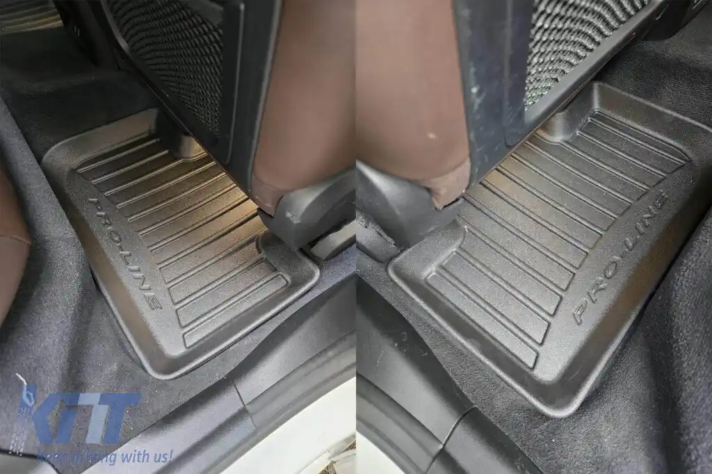 Mănuși de cauciuc specifice, potrivite pentru BMW X3 G01 după 2017, X4 G02 după 2018, set de 4 piese, culoare neagră, cu garanție de 24 de luni-image-6222416