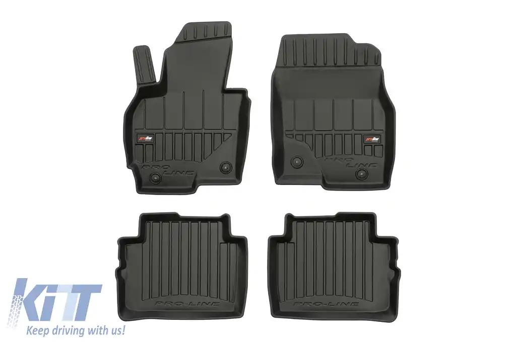Mănuși de cauciuc specifice, potrivite pentru Mazda CX-5 2012-2017, set de 4 piese, culoare neagră, cu garanție de 24 de luni din seria Frogum 3D ProLine.-image-6222469